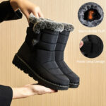 Winter Snow Boots / Warm Plush Platform Boots / Waterproof