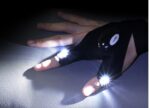 LED Outdoor Glove Flashlight / Fishing Half Finger Gloves