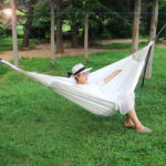 White Cotton Canvas Hammock