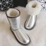 Sheepskin and fur waterproof Snow boots