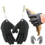 Fishing Gloves Anti-Slip / Protect Hand From Puncture Scrapes / Fisherman Catch Gloves