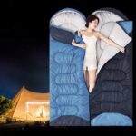 Hooded Cotton Sleeping Bag / Stitched Double Bag