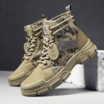 Camouflage Men's Boots / Waterproof