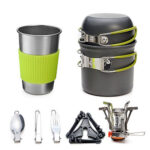 Compact Camp Cooking and Utensil Set